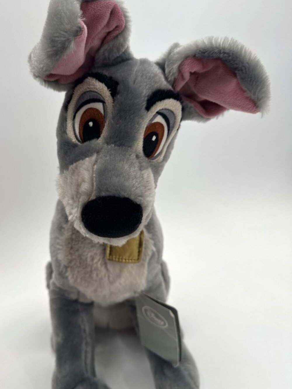 Disney Store Tramp Dog Plush Stuffed Animal Lady and the Tramp 15" Tall with Tag